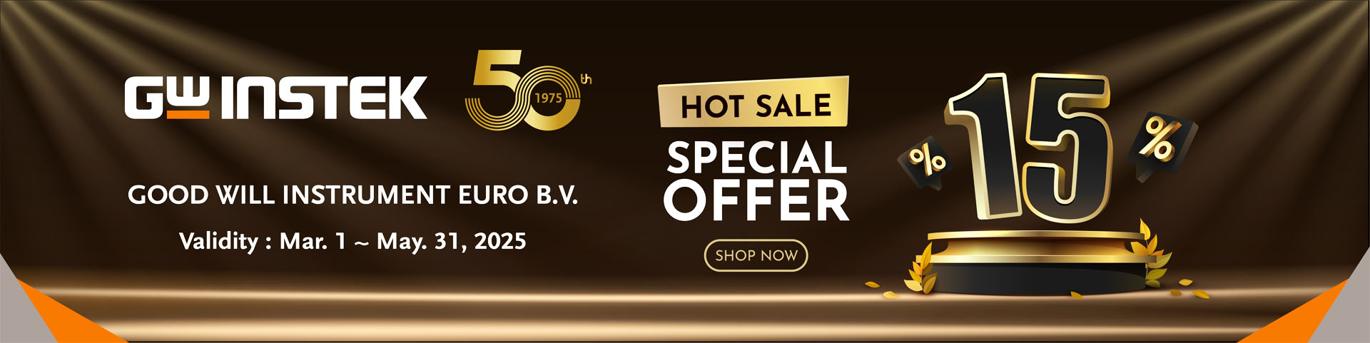 GW Instek 50th 50 Anniversary Promotion