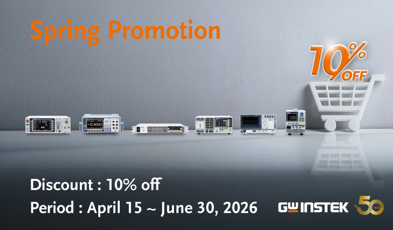 GW Instek Spring 2026 Promotion
