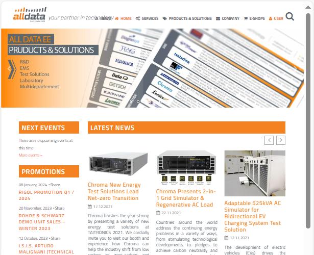 ALL DATA EE - Home page